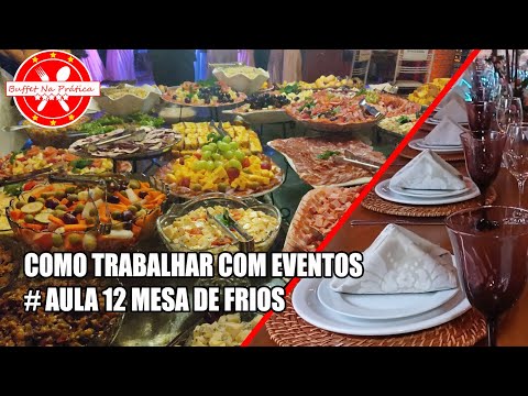 MESA DE FRIOS + COMO TRABALHAR COM EVENTOS E FESTAS - RECEITAS DA ROSA