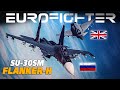 Eurofighter Typhoon Vs Su-30SM Flanker-H DOGFIGHT | Digital Combat Simulator | DCS |
