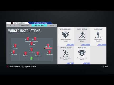 41212 Wide, Custom Tactics & Player Instructions! FIFA 20