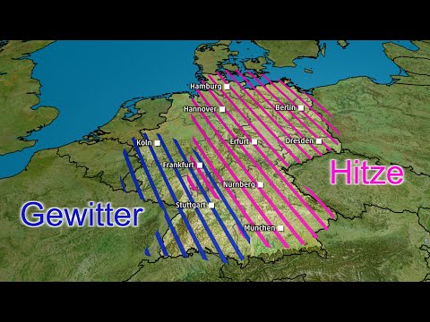 Hitze endet mit einem Knall: Auf 40 Grad folgen Unwetter am Mittwoch
