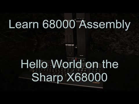 Hello World on the X68000 - 68000 Assembly Lesson H1