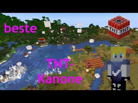 die beste TNT Kanone in Minecraft!