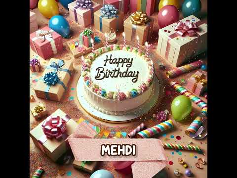 MEHDI Happy Birthday to You - May your wishes come true!