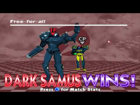Smash Remix 1.4.0 - All Dark Samus Victory Poses