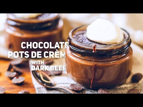 Chocolate Pots de Crème with Dark Beer