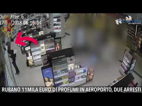 Aeroporto di Firenze, rubano 11mila euro di profumi. Due arresti