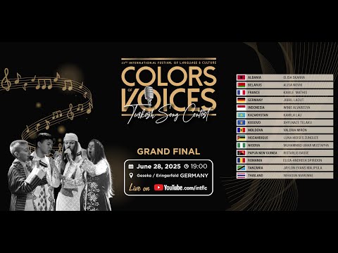 IFLC “Colors of Voices” Turkish Song Contest 2025 - Grand Final - ⏰ 19:00 - Live Stream - Germany
