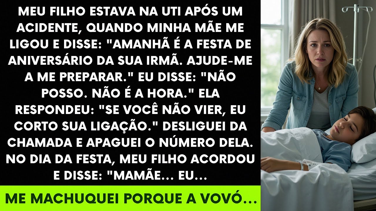 My Son Was In The ICU After An Accident. When He Woke Up He Revealed That His Grandmother Planned...