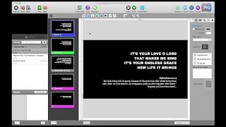 Marble Flow ProPresenter Template Overview