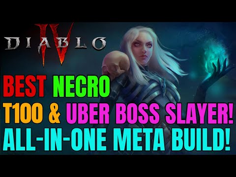 BEST Necromancer T100 NM & Uber Boss Slaying ENDGAME Build! | Diablo 4