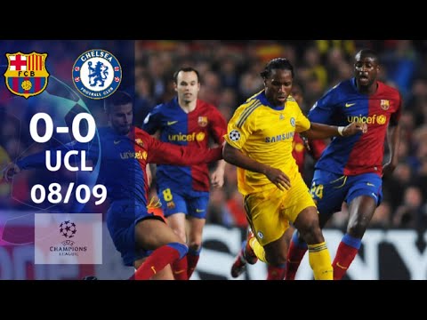 FC Barcelona (0-0) Chelsea 2008/2009 UCL semi final first leg