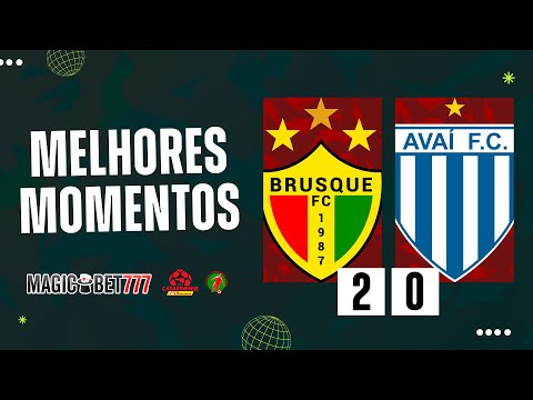 Gols e lances de Brusque x Avaí