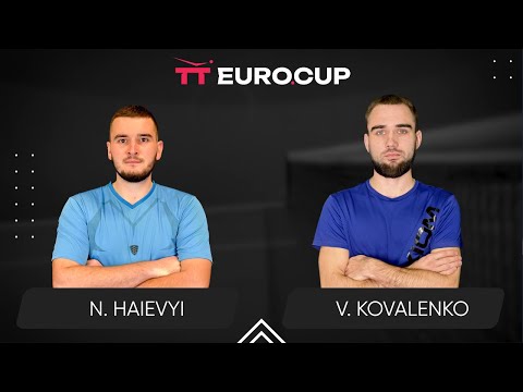 15:30 Nazarii Haievyi - Viacheslav Kovalenko 11.08.2025 TT Euro.Cup Ukraine Master  TABLE 3
