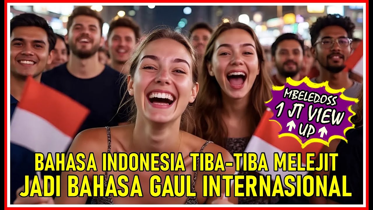 MERINDING ⁉️ BAHASA INDONESIA SEMAKIN DI GANDRUNGI MASYARAKAT GLOBAL ‼️