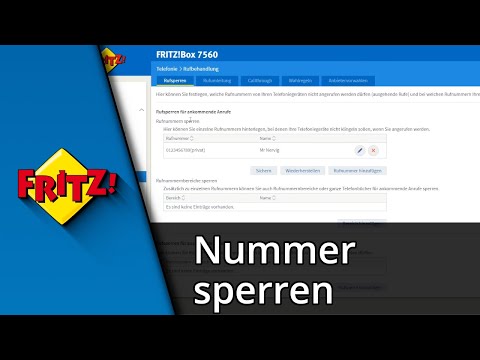 FritzBox Nummer sperren (Eingehende & ausgehende Anrufe) ✅ Tutorial