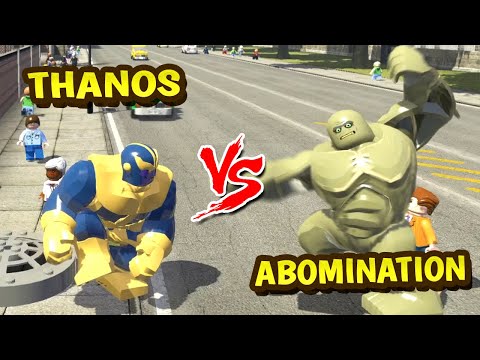 THANOS VS ABOMINATION - EPIC BATTLE