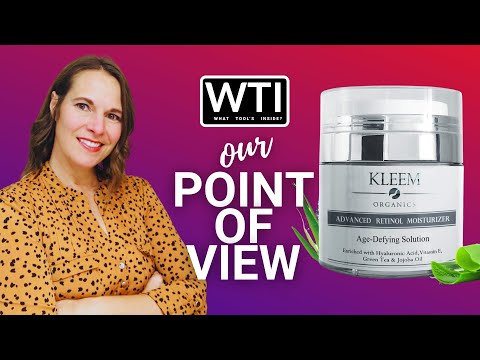 Kleem Organics Retinol Moisturizer - WTI product video review