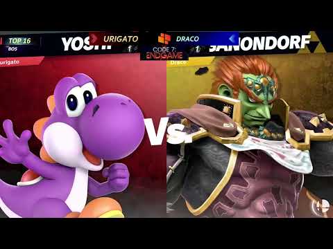 Code 7: Endgame - Losers TOP 16 - Urigato (Yoshi) VS. Draco (Ganondorf)