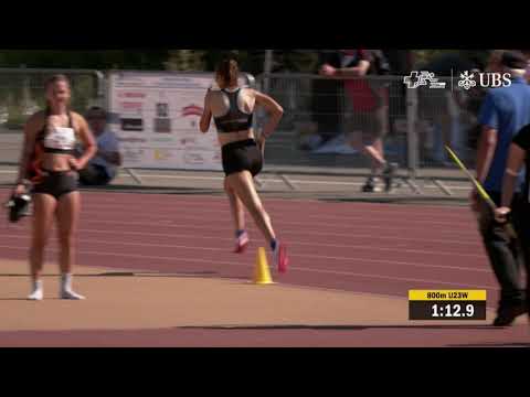 SM U20 / U23 Nottwil 2021 - 800m U23 Frauen Finale