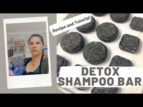 How I Make My Detox Shampoo Bar with Activated...
