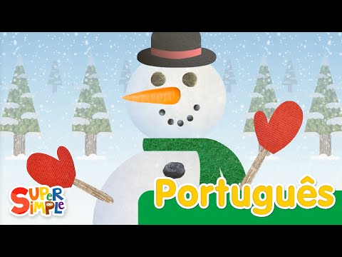 Sou Um Boneco De Neve | Canções Infantis | Super Simple Português