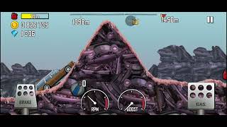 (World Record?) Hill Climb Racing: Family Car + Junkyard 1350m