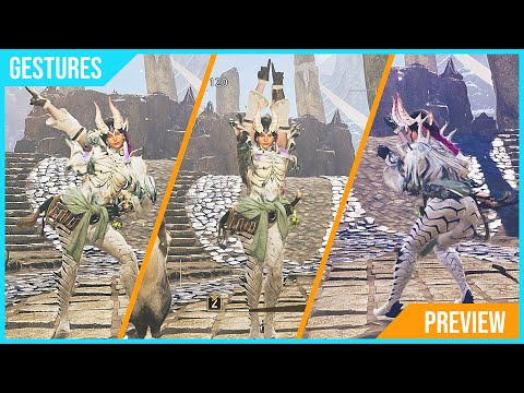 Gesture Set DLC Vol. 3, 4, 5 Preview | Monster Hunter WIlds