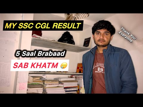 My SSC CGL Pre Result 2025 / Life Decision💔 #ssc ssc #cgl