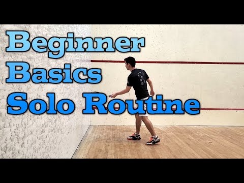 Squash - Beginner Basics Solo Routine