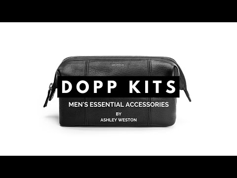 Best Men's Dopp Kit or Toiletry Bag - Men's Essential Accessories - Leather Video