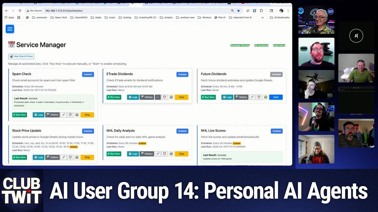 Club TWiT: AI User Group #14 - Building Personal Agents & Local AI