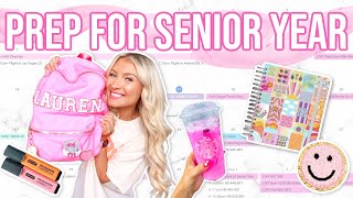Prep With Me For Senior Year! | Planning, Organizing, What