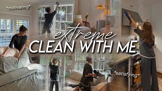 EXTREME WHOLE HOUSE CLEAN WITH ME | deep clean, non-toxic cleaning supplies, & refresh our home!