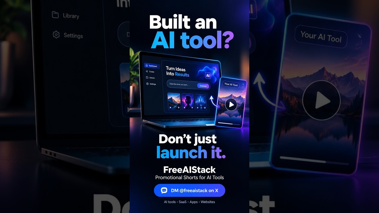 Built an AI Tool Turn Your Product Into a Promo Short
