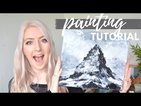 PAINTING TUTORIAL Acrylic Ocean for Beginners | Katie Jobling Art