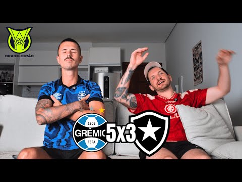 REACT GRENAL - Grêmio 5 x 3 Botafogo - BRAZILIAN CHAMPIONSHIP 2026