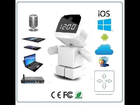 Hiseeu_SS. Видеоняня /WiFi-LAN видеокамера моторизированная с DVR (robot-clock), HD
