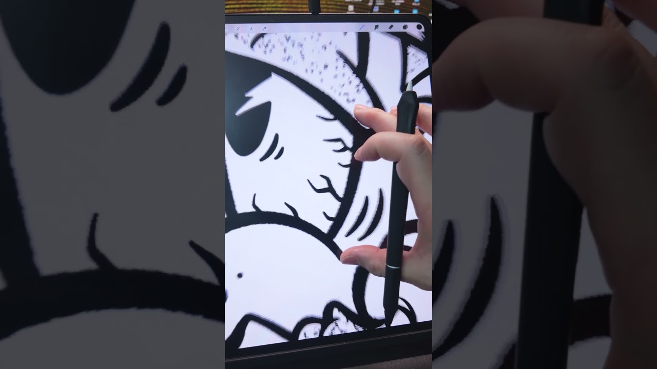 Drawing in Procreate