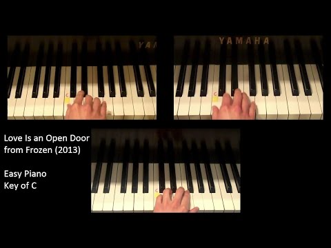 Love Is an Open Door - Frozen (Easy Piano - Key of C)