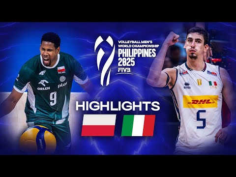 Poland 🇵🇱 vs. Italy 🇮🇹 | Semi Finals - Highlights | Men's World Championships 2025