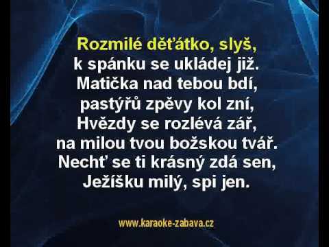 Karaoke klip Vánoční ukolébavka - Koleda