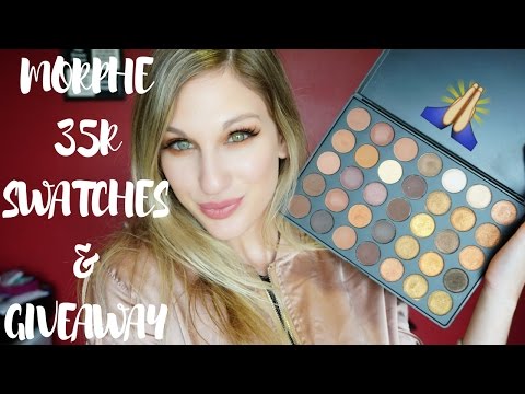 MORPHE 35R │SWATCHES & GIVEAWAY │CLOSED Video