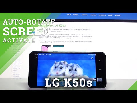 How to Use Auto Rotation in LG K50S – Rotate Display