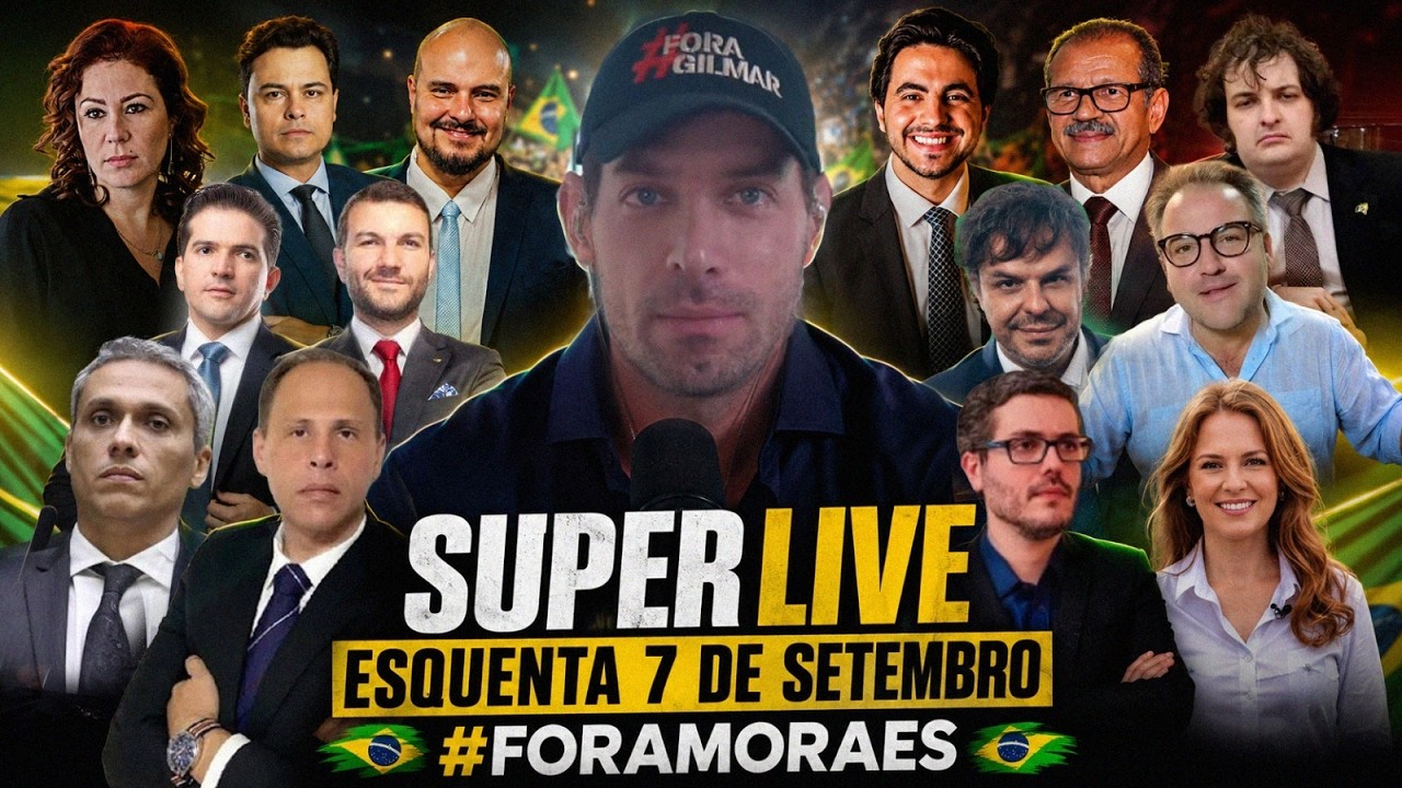 SUPER LIVE: Esquenta Manifestação 7 de setembro #FORAMORAES