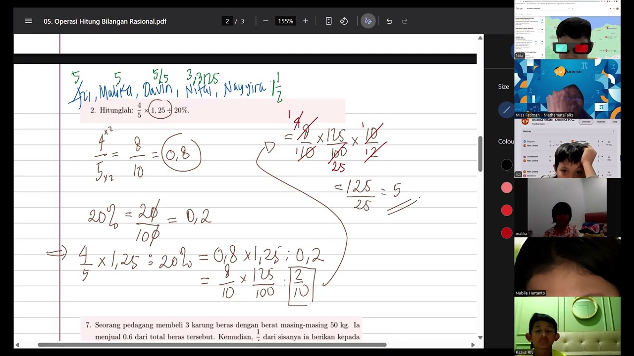 Video Suasana Belajar Mathematalk