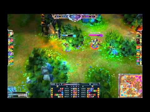 LOLSKT T1 Faker Riven Play, KR SoloQ Highlight