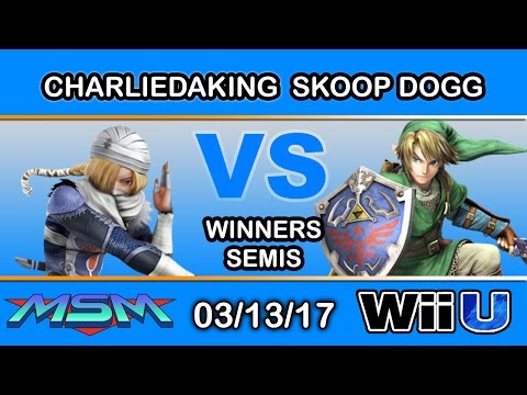 MSM 89 - LH | Charliedaking (Sheik, Link) Vs. Skoop Dogg (Link) Winners Semis - Smash Wii U