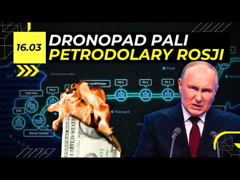 Rosyjska ROPA w OGNIU. Dronopad BIJE lepiej niż SANKCJE