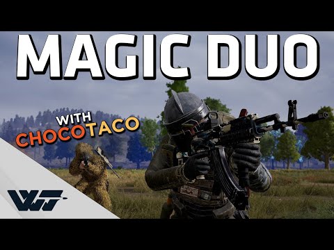 MAGIC DUO with chocoTaco - Trolling the end game - PUBG
