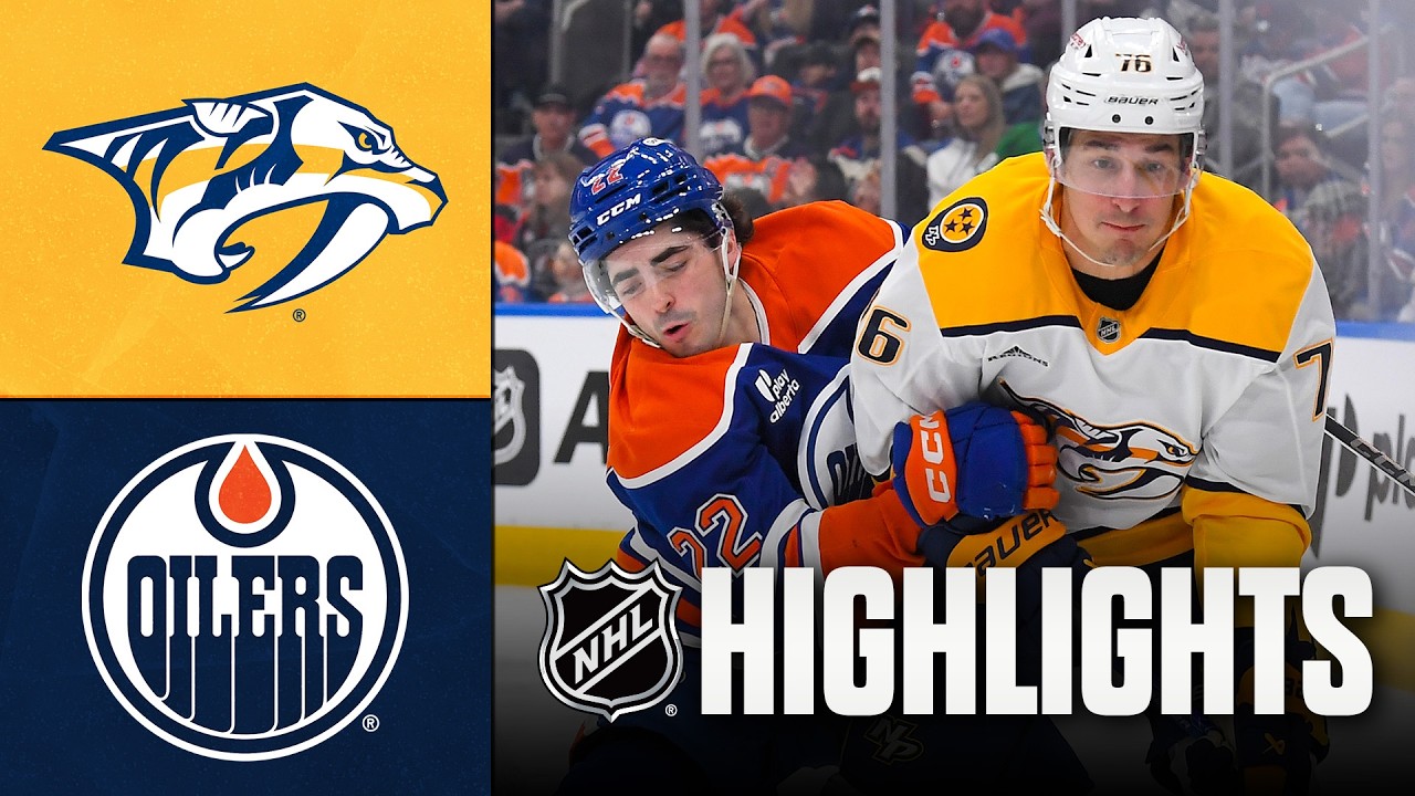 Predators vs. Oilers | NHL Highlights | March 15, 2026